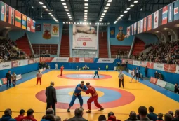 Турнир по самбо в Ровеньках собрал рекордное число участников Турнир по самбо в Ровеньках собрал рекордное число участников
